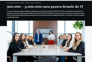 500.000 – 3.000.000 euro pentru firmele de IT