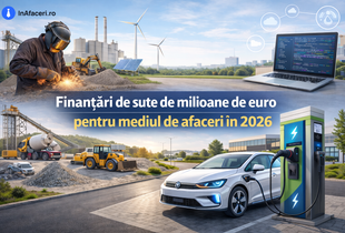 Finanțări de sute de milioane de euro pentru mediul de afaceri în 2026