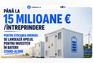 Până la 15 milioane € /întreprindere pentru stocarea energiei: Se lansează apelul pentru investiții în baterii stand-alone